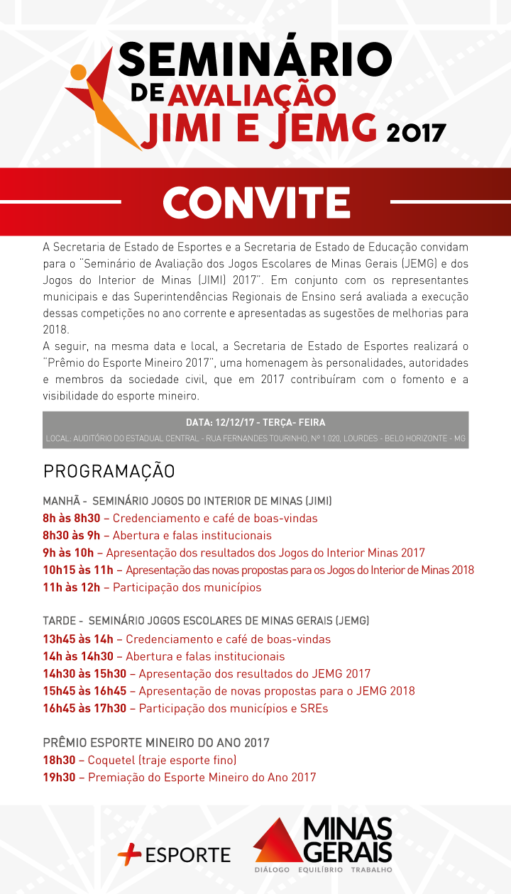 Seminário de Avaliação JEMG 2022 